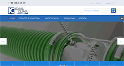 Desktop Screenshot of idealclima.eu